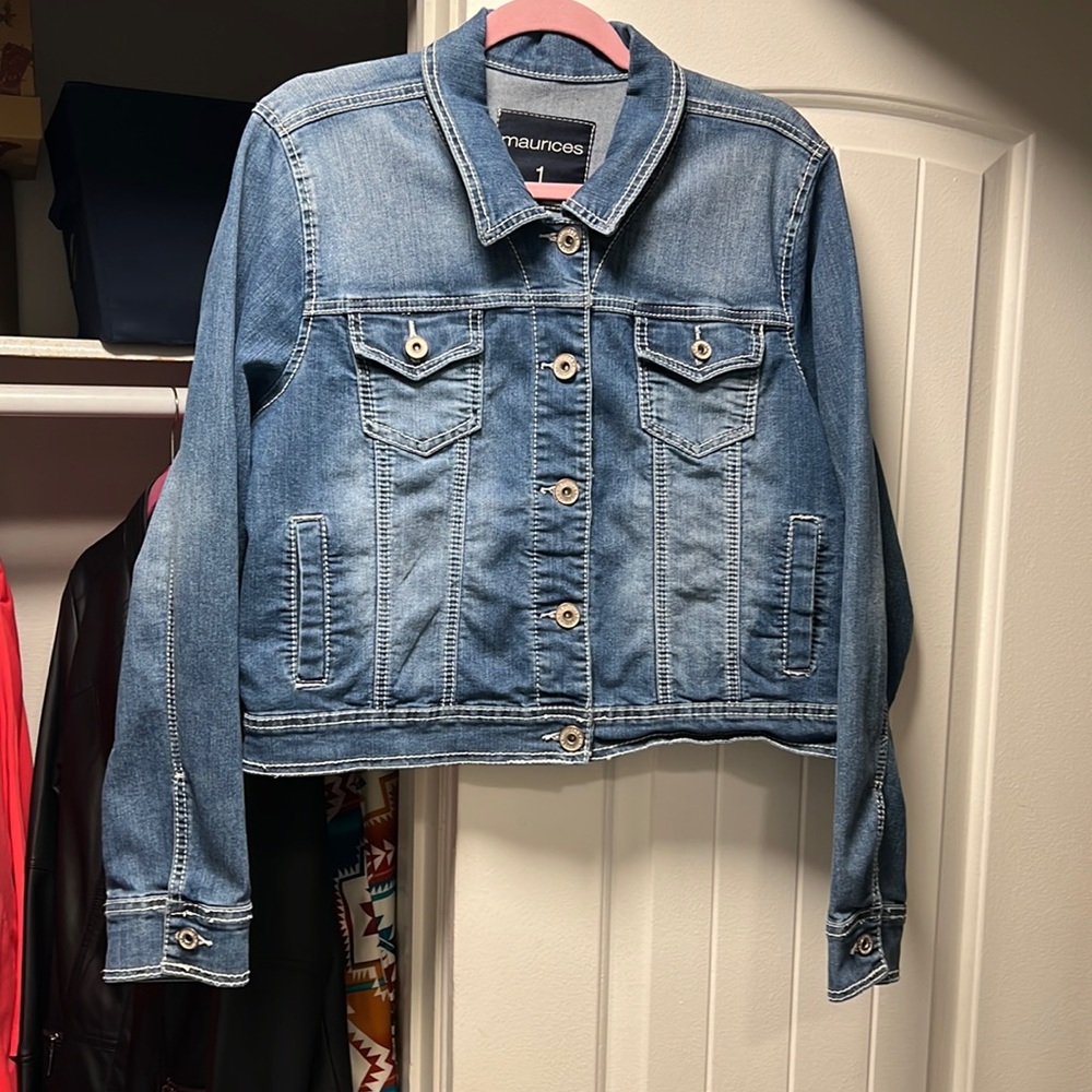 Maurice’s Jean Jacket Size 1